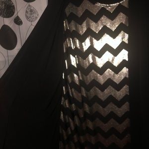 Knee length dress with built in duster